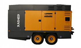 Дизельный компрессор Atlas Copco XATS 746 CD на шасси — фото 1