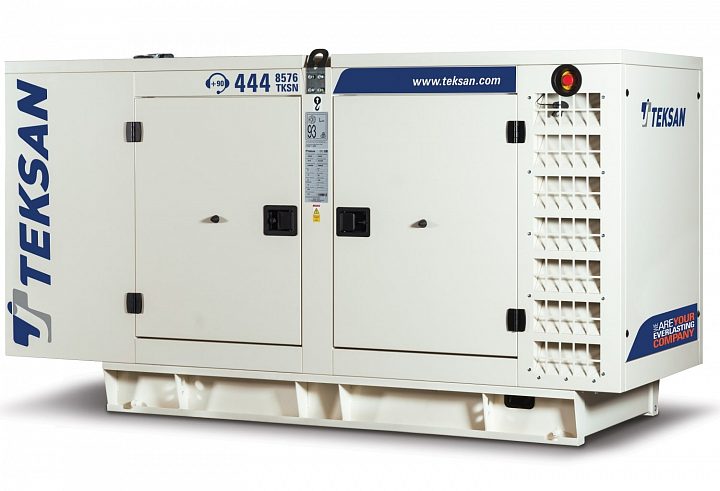 Дизельный генератор Teksan TJ130DW5C в кожухе