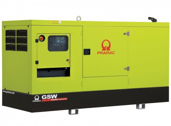 Дизельный генератор Pramac GSW 150 P в кожухе с АВР
