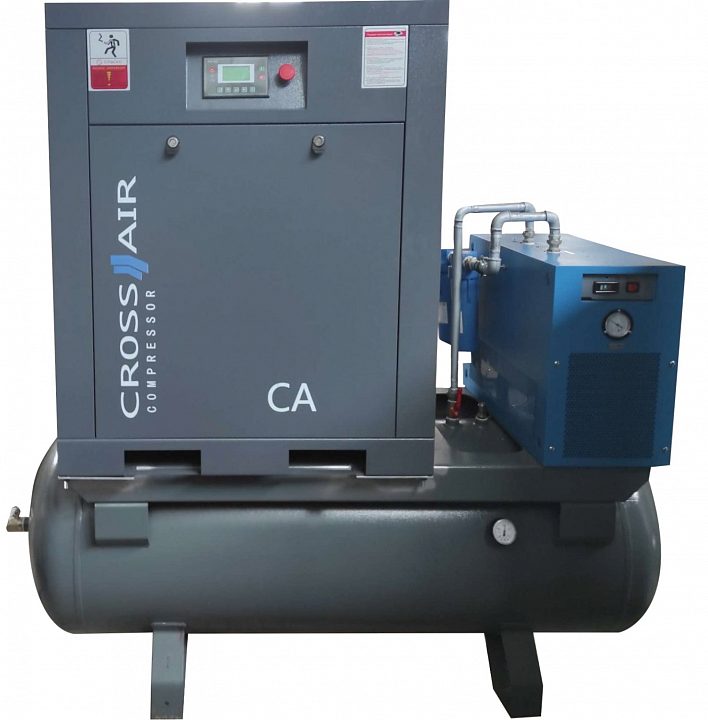 Винтовой компрессор CrossAir CA11-8GA-500DRY (IP23)