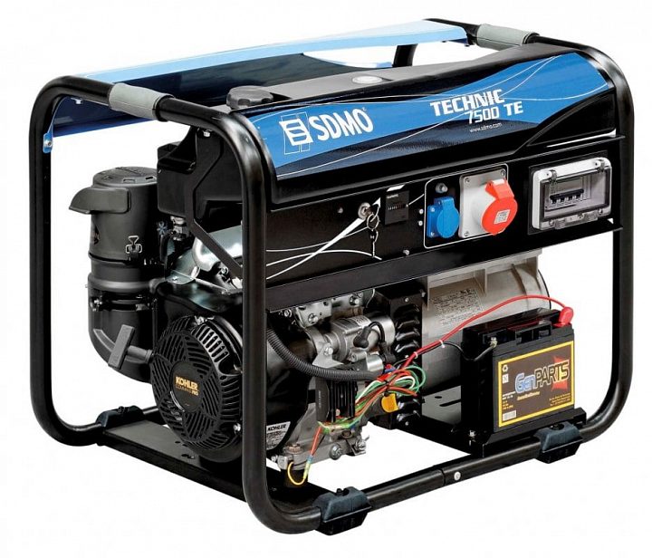 Бензиновый генератор SDMO TECHNIC 7500 TE с АВР