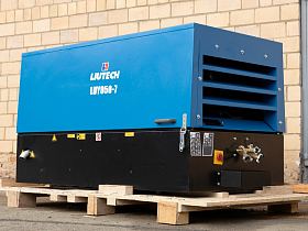 Дизельный компрессор LIUTECH LUY050-7 на шасси — фото 3