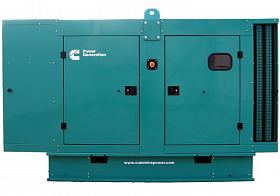 Дизельный генератор Cummins C250D5 в кожухе — фото 1