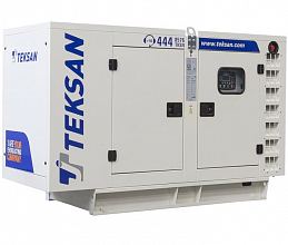 Дизельный генератор Teksan TJ50PE-1 в кожухе — фото 2