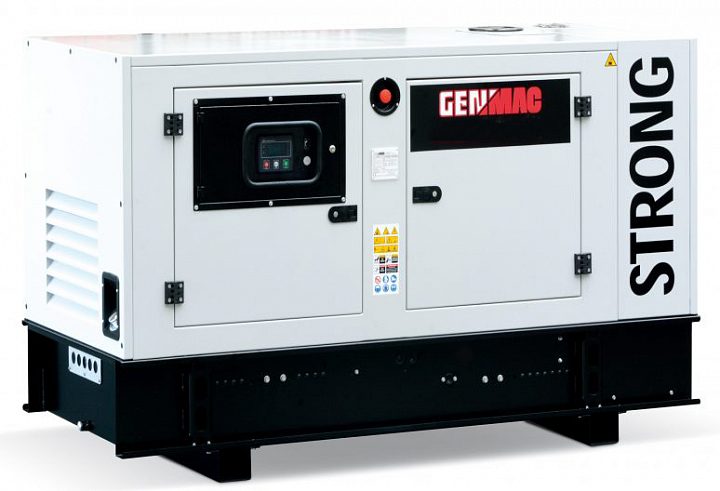 Дизельный генератор Genmac G40JS в кожухе с АВР