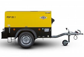 Дизельный компрессор Atmos PDP 20 7 фикс с тормозом — фото 2