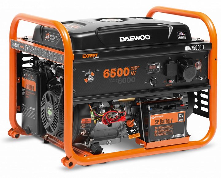 Газовый генератор Daewoo GDA 7500 DFE