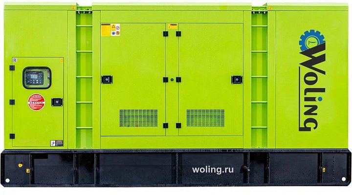 Дизельный генератор Woling GMP АД450 в кожухе
