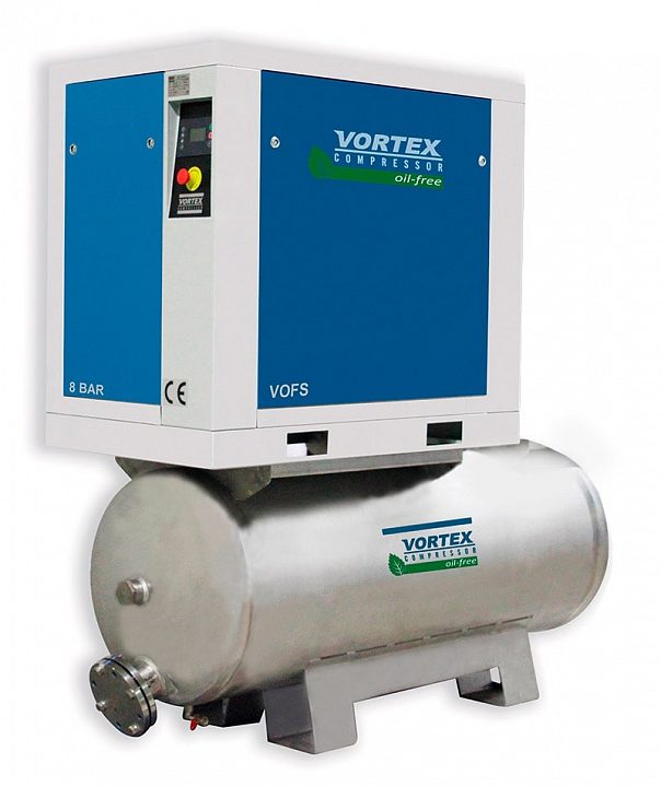 Винтовой компрессор Vortex VOFS T 7.5 8 бар