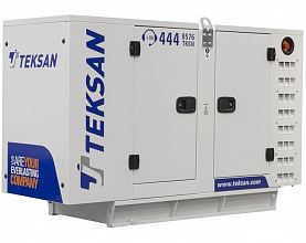 Дизельный генератор Teksan TJ110BD5C в кожухе — фото 2