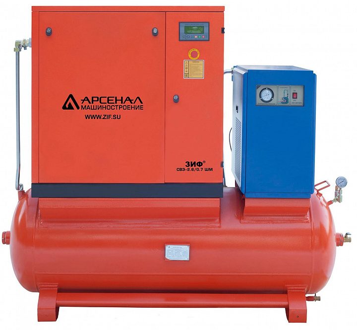 Винтовой компрессор ЗИФ-СВЭ-3,0/1,0 ШМ ОиР-900
