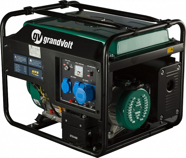 Бензиновый генератор Grandvolt GV 8500X M ES