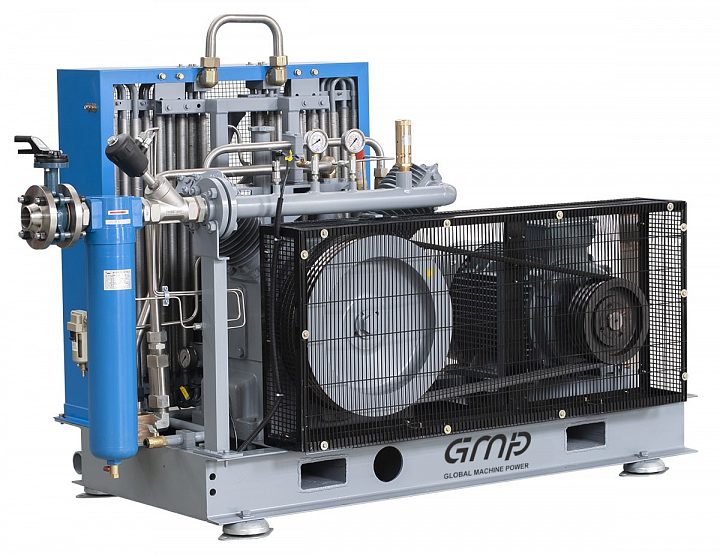 Воздушный/азотный дожимной компрессор GMP HB-B 45-250