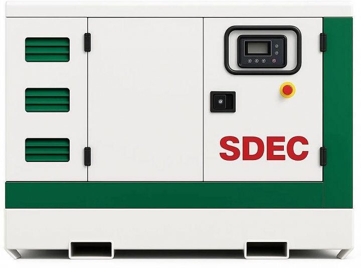 Дизельный генератор SDEC GMP 44SD в кожухе