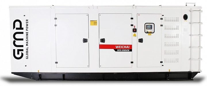 Дизельный генератор Weichai GMP 1100WA в кожухе